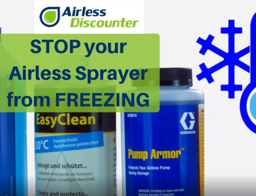 Storing your Airless Sprayer in Winter – Prevent Freezing in Airless Sprayers – Airless Q&A #3