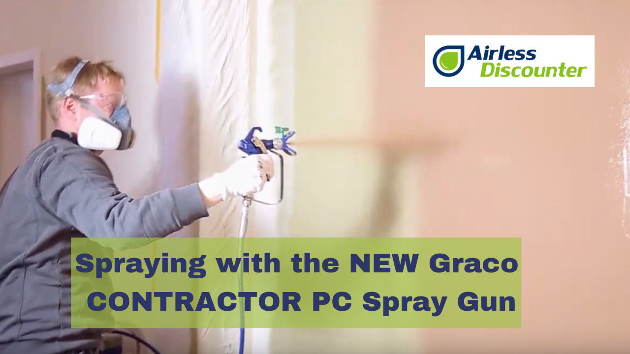 Spraying with Graco CONTRACTOR