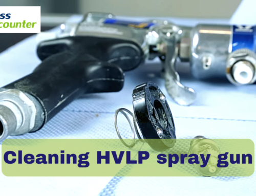Cleaning HVLP spray gun
